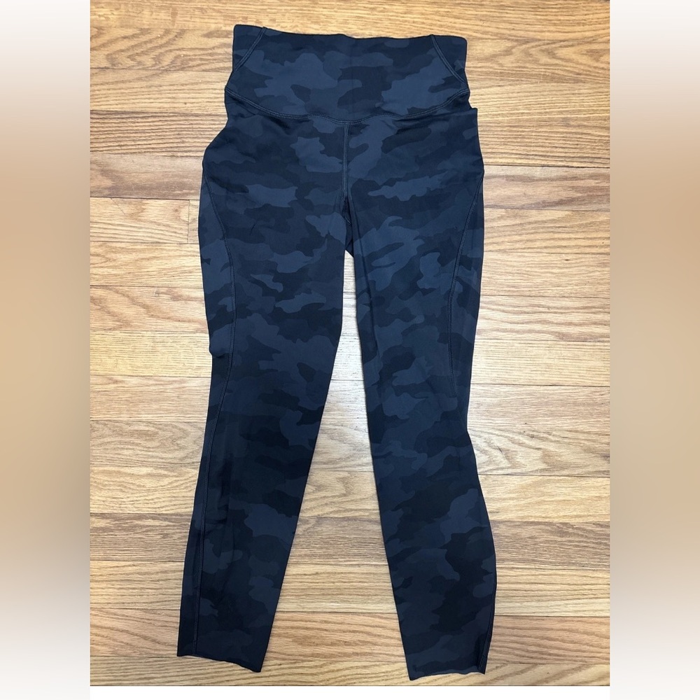Lululemon Leggings Womens 6 Multi Camo Base Pace High Rise Running Tights
